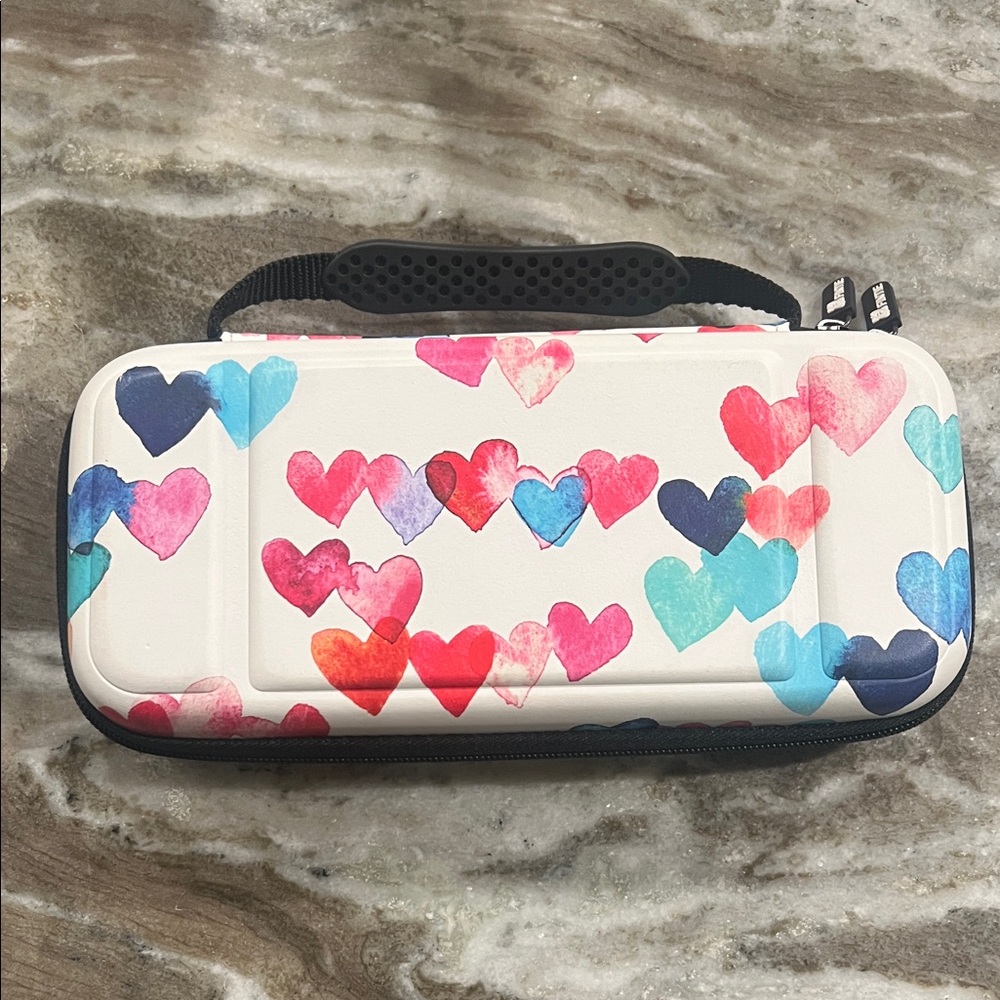 Raining Hearts Finite Hard Shell Carrying Case for Nintendo Switch